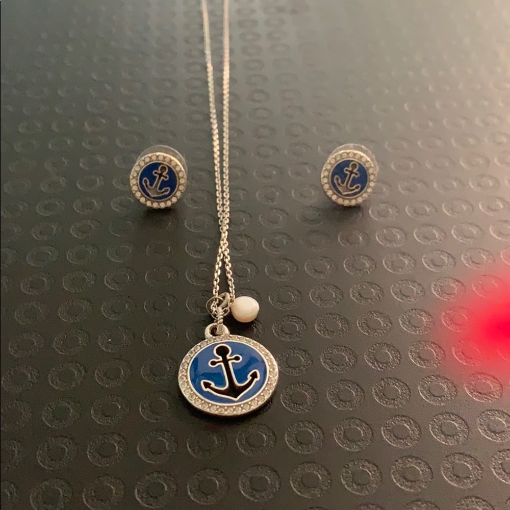 Necklace and earrings